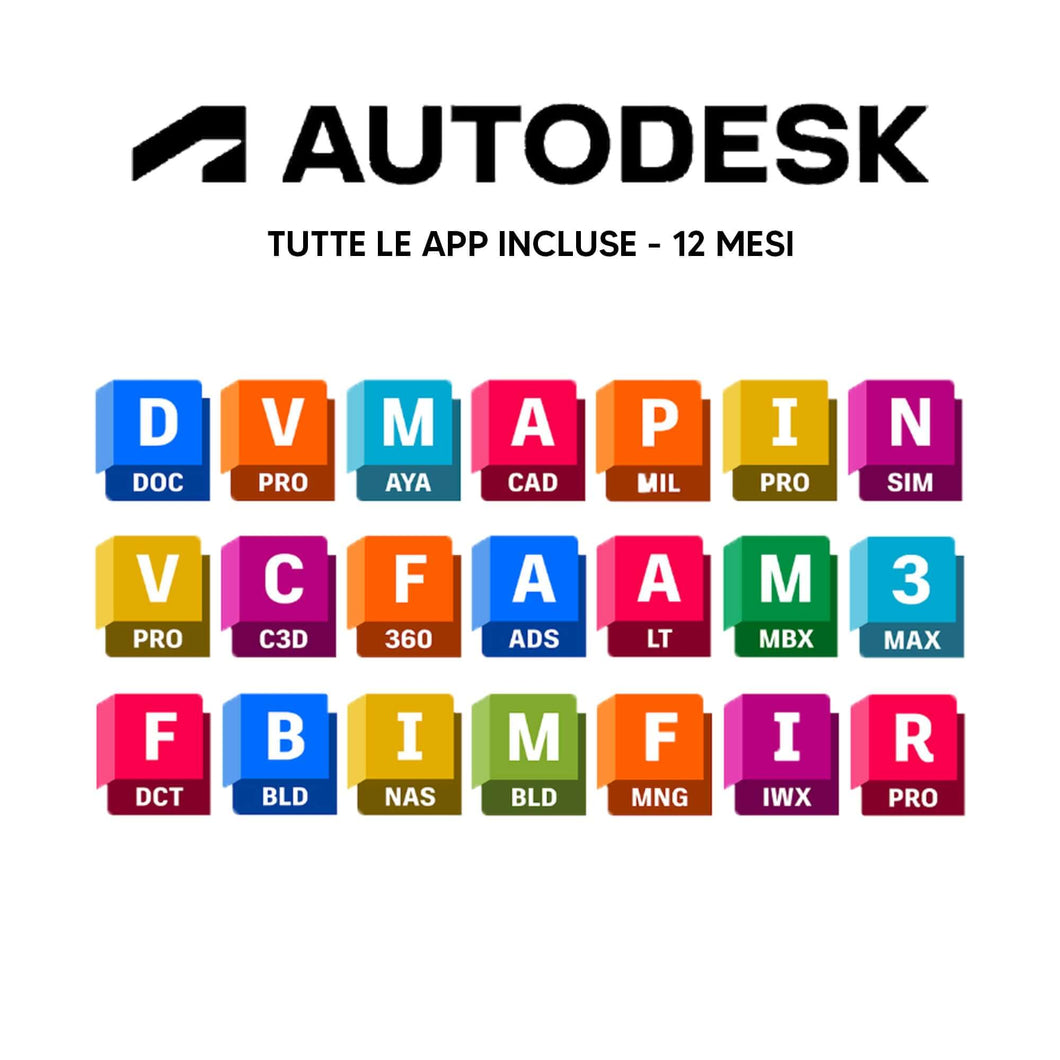 Licenza Autodesk Autodesk - Tutte le App incluse
